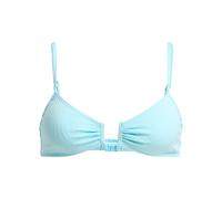 Bandeau-Bikini-Top ROXY "Roxy Palm Dreams Bralette", Damen, Gr. S, Cup B, tanager turquoise, Obermaterial: 92% Microfaser, 8% Elasthan;, Bikini-Oberteile (43833259-S) tanager turquoise