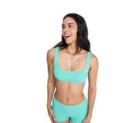 Bandeau-Bikini-Top ROXY "Roxy Sunshine Bralette", Damen, Gr. L, grün (katydid), Obermaterial: 89% Polyester, 11% Elasthan., Bikini-Oberteile (73218118-L) katydid