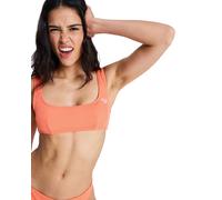 Bandeau-Bikini-Top ROXY "Roxy Sunshine Bralette", Damen, Gr. L, orange (rot orange), Obermaterial: 89% Polyester, 11% Elasthan., Bikini-Oberteile (13025203-L) rot orange