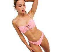 Bandeau-Bikini-Top ROXY "Solid Essentials Bandeau", Damen, Gr. S, rosa (plumeria), Obermaterial: 85% Polyester, 15% Elasthan., Bikini-Oberteile (77061839-S) plumeria