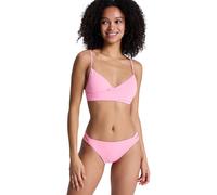 Bandeau-Bikini-Top ROXY "Solid Essentials Wrap Bra", Damen, Gr. S, pink (plumeria), Obermaterial: 85% Polyester, 15% Elasthan., Bikini-Oberteile (75444002-S) plumeria