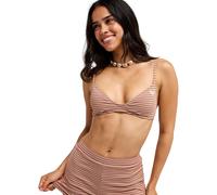 Bandeau-Bikini-Top ROXY "Wild Sunset Bralette", Damen, Gr. L, cloud dancer, Obermaterial: 92% Nylon, 8% Elasthan., Bikini-Oberteile (56535208-L) cloud dancer