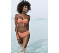 VENICE BEACH Bandeau-Bikini-Top Damen lachs Gr.34 Cup B