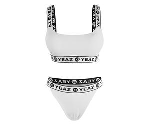 Bandeau-Bikini YEAZ "Bikini-Set BAGATELLE", Damen, Gr. XXL, US, weiß, Obermaterial: 74% Nylon NY. 26% Elasthan EL., Bikini-Sets (16482112-XXL) weiß