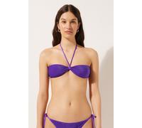 Bandeau-bikinioberteil Metallic Glow Violett 2