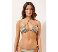 Bandeau-bikinioberteil Mit Bändchen Glittery Tie-dye Multifarben 2