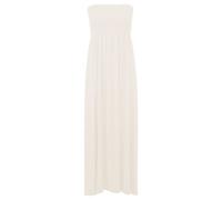 Bandeau-Maxikleid in Übergröße, Größe 44-50 Gr. 42/44, cremefarben