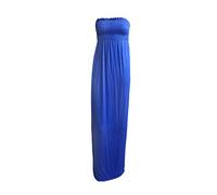 Bandeau-Maxikleid in Übergröße, Größe 44-50 Gr. 50-52, blau