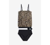Bandeau-Tankini aus glänzendem Material (2-tlg.Set) 44