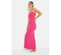 Bandeaukleid LSCN BY LASCANA, Damen, Gr. 38, N-Gr, fuchsia rose, Rippware, Obermaterial: 63% Polyester, 33% Viskose, 4% Elasthan, unifarben, figurbetont knöchellang, ohne Ausschnitt, Kleider (28519167