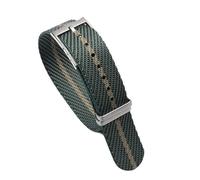BANDKIT 20 mm 22 mm Premium Grade NATO Zulu Uhrenarmband Nylon Ersatz Uhrenarmband Für Tudor Verstellbares Armband Dornschließe, 22 mm, Achat