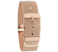 BandOh massives 20mm Edelstahl Milanaise Uhren Armband mit Dornschließe IP Rosé