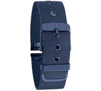 BandOh massives 22mm Edelstahl Milanaise Uhren Armband mit Dornschließe IP Blau