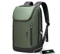 BANGE Business Smart Rucksack Wasserdicht Fit 15,6 Zoll Laptop Rucksack mit USB-Ladeanschluss, Reise Durable Rucksack (Grün (zwei Taschen)…, grün, M
