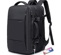 BANGE Reiserucksack, Handgepäck Rucksack Strapazierfähige Convertible Duffle Bag Fit für 17,3-Zoll-Laptop für Männer und Frauen (Schwarz-45L)