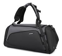 BANGE Herren Damen Rucksack Fitness Sporttasche Große Kapazität Wasserdicht Gepäcktasche Schwarz Grau, grau, L, Rucksack