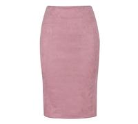 BANGHA Lederrock 10 Farben Größe. S m l XL Frauen Winter Solid Multi Packung Hip Bleistift Midi Rock Herbst Winter Lederrock Damen (Color : Pink, Size : L)