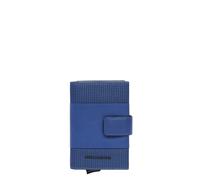 Banknoten- und Kreditkartenetui aus Metall und Stoff PQ Earth, blau - Farb-Varianten: Blau