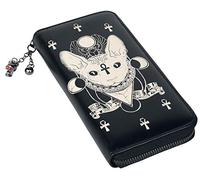 Banned Alternative Ankh Cat Geldbörse - schwarz Onesize