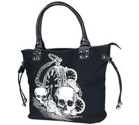 Banned Alternative Back In Black Handtasche schwarz
