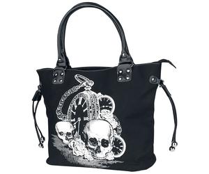 Banned Alternative Back In Black Handtasche schwarz