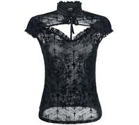 Banned Alternative Dark Lady Frauen T-Shirt schwarz M 92% Polyamid, 8% Elasthan Gothic, Romantik