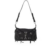 Banned Alternative Tasche Enola Tassle Gothic Biker Denim Handtasche