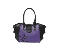 Banned Alternative Haunted Annabelle Handtasche schwarz lila