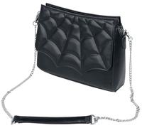 Banned Alternative Mabris Shoulder Bag Frauen Handtasche schwarz/silberfarben