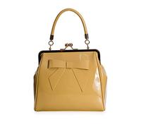 Banned Apparel American Vintage 50s Rockabilly glänzend handtasche - Beige