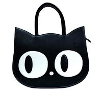 Banned Apparel " Heart Of Gold Kitty süße Katze Augen große Handtasche mit abnehmbarer Riemen