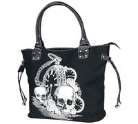 Banned Alternative Back In Black Handtasche schwarz