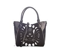 Banned Pentacle Coven Tasche Sphynx Katze Gothic Okkult Mondphasen Handtasche