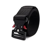 Bantopgong 3,8cm/5cm Breite Army Tactical Military Nylon Taillengürtel Quick Release Training Starke Metallschnalle, 135cm