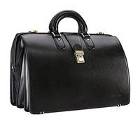 Banuce Leder-Aktentasche für Herren mit Schloss, Arzttasche, Befestigungskoffer, harte 39.6 cm (15.6 Zoll) Laptop, Anwälte, Einheitsgröße, Business- und klassische Aktentasche für Herren