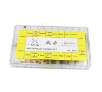 Baoblaze 140-teiliges Uhrenzubehör-Set, Uhrenersatz, Uhrenentferner, kompakte tragbare Reparaturwerkzeuge, Uhrenteile für Uhrmacher