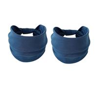 Baoblaze 2 Stücke Stirnband Schweißband bequeme elastische Stretchgürtel Hair Bandanas für von Fußball -Trainingsportarten, Blau