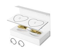 Baoblaze 2pcs Permanent Armbänder für Erwachsene passen Paare Armbänder DIY Bracelet Making Kit für Geburtstagsdatumaktivität, 1 Paar Silber