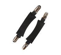 Baoblaze 2x rutschfeste, elastische Schuhriemen, Fersenriemen für EVA Pantoletten, Schwarz