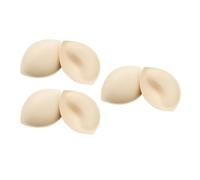 Baoblaze 3 Paare BH Pads Rund, Bikinis Pad, BH Einlagen Bra Pads, Abnehmbarer Sport BH-Einsatz, Bra Foam Pad, Pushup Schwamm BH Cup Brustpolster für Badeanzug Bikini Bademode Sport, Hautfarbe