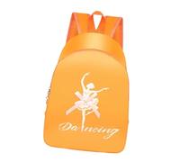 Baoblaze Ballett-Tanz-Rucksack, Sporttasche, süß, Ballett-Tanz-Tasche für, Gymnastik, Sport, Orange