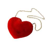 Baoblaze Mode-Mini-Herz-Umhängetasche, süße, leichte Handtaschen-Umhängetasche für das Büro, Rot