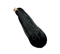 baojielai Ballettschuh-Make-up-Tasche und Federmäppchen, Stofftextur, geeignet für Studenten und Tanzliebhaber, mit großem Stauraum, Schwarz , 20*7*5cm