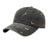 Baokuan Baseballkappe Dackelstickerei Für Damen Und Herren, Niedliche Dackel-mütze Aus Gewaschener Baumwolle Für Reisen Und Sport, Geschenk Für Hundeliebhaber