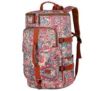 Baosha Damen Mehrfarbiger Duffle-Rucksack Hybrid Weekender Reisetasche Wanderrucksack Laptop-Rucksack für Reisen Outdoor Sport HB-26 (HS)