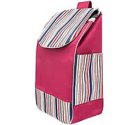 BaoT8YLu Einkaufstasche aus Oxford-Gewebe, faltbare Ersatztasche für Einkaufswagen, faltbare wasserdichte Ersatzeinkaufstasche für Einkaufswagen (Rot)