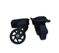 BaotyJie 2 Stück Kofferräder, leise, Mehrzweck-Reparaturteile, 360-Grad-Drehung, Trolley-Rollen für Trolleys, Gepäck, Einkaufswagen