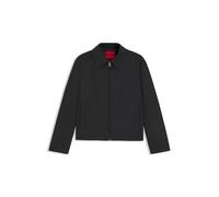 HUGO Jacke Herren Baumwolle schwarz, L