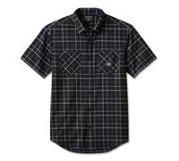 Bar & Shield Short Sleeve Shirt Harley Black Herren Kurzarm Hemd