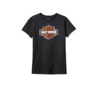 Bar & Shield Short Sleeve Tee Black Beauty Damen T-Shirt, 3W 3W schwarz